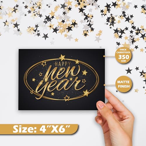 Happy New Year Postcards - Star