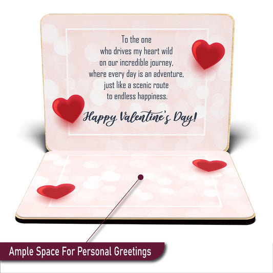 Valentines Day Card - Pick Up Truck