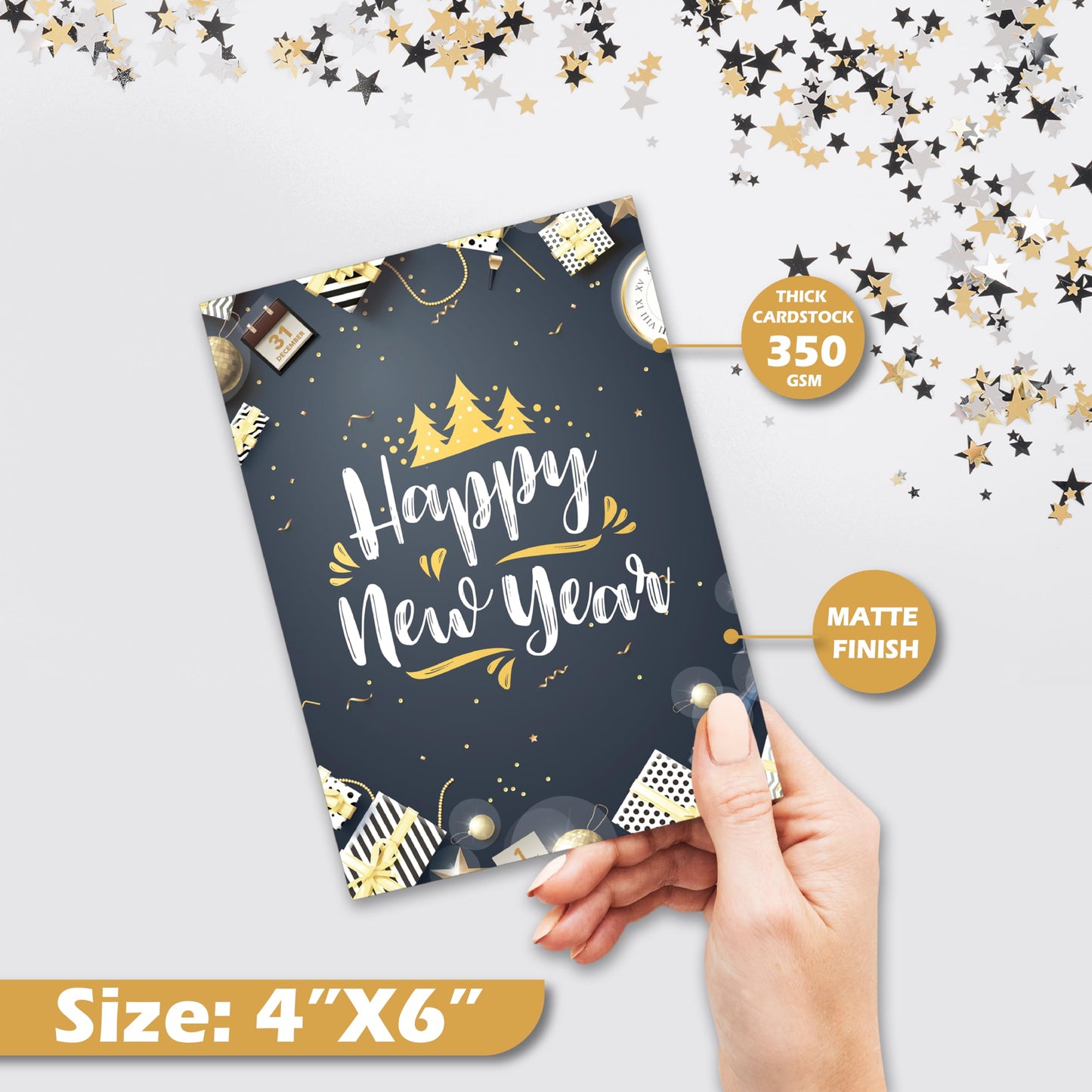 Happy New Year Postcards - Party