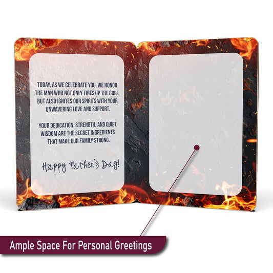 Happy Fathers Day Card - Grill
