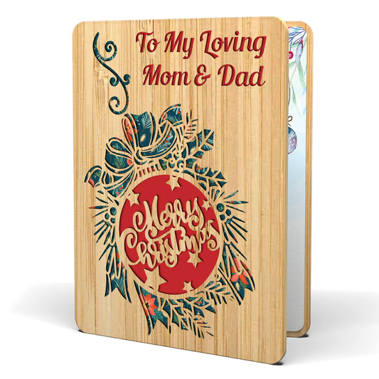 Merry Christmas Card For Parents