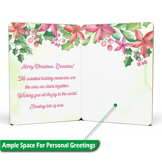 Merry Christmas Card For Grandma