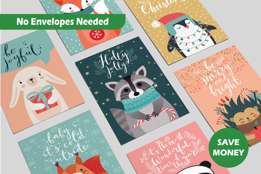 Bulk Christmas Postcards for Mailing