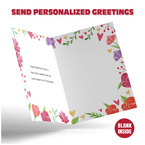 Happy Galentine's Day Cards - (12-Pack, 5 x 7 Inches), Parks and Recreation Themed Valentine's Day Cards Set (Comes With Envelopes) (12-Pack)
