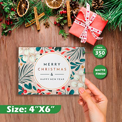 Bulk Christmas Postcards for Mailing - (4"X6")