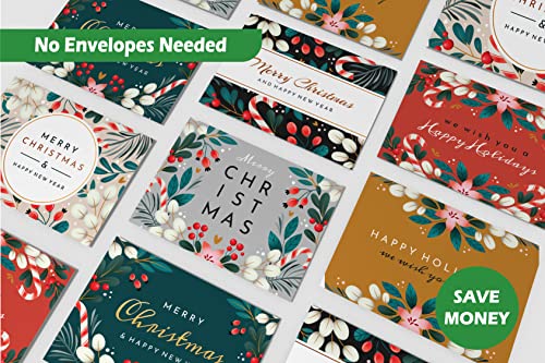 Bulk Christmas Postcards for Mailing - (4"X6")