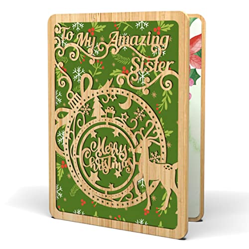 Merry Christmas Card For Sister