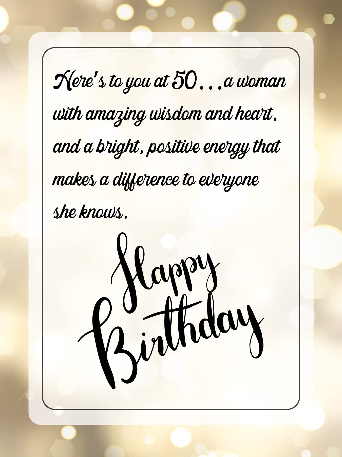 50th Birthday Cards For Women