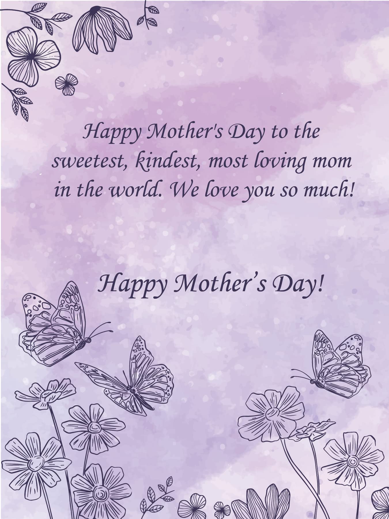 Happy Mothers Day Card