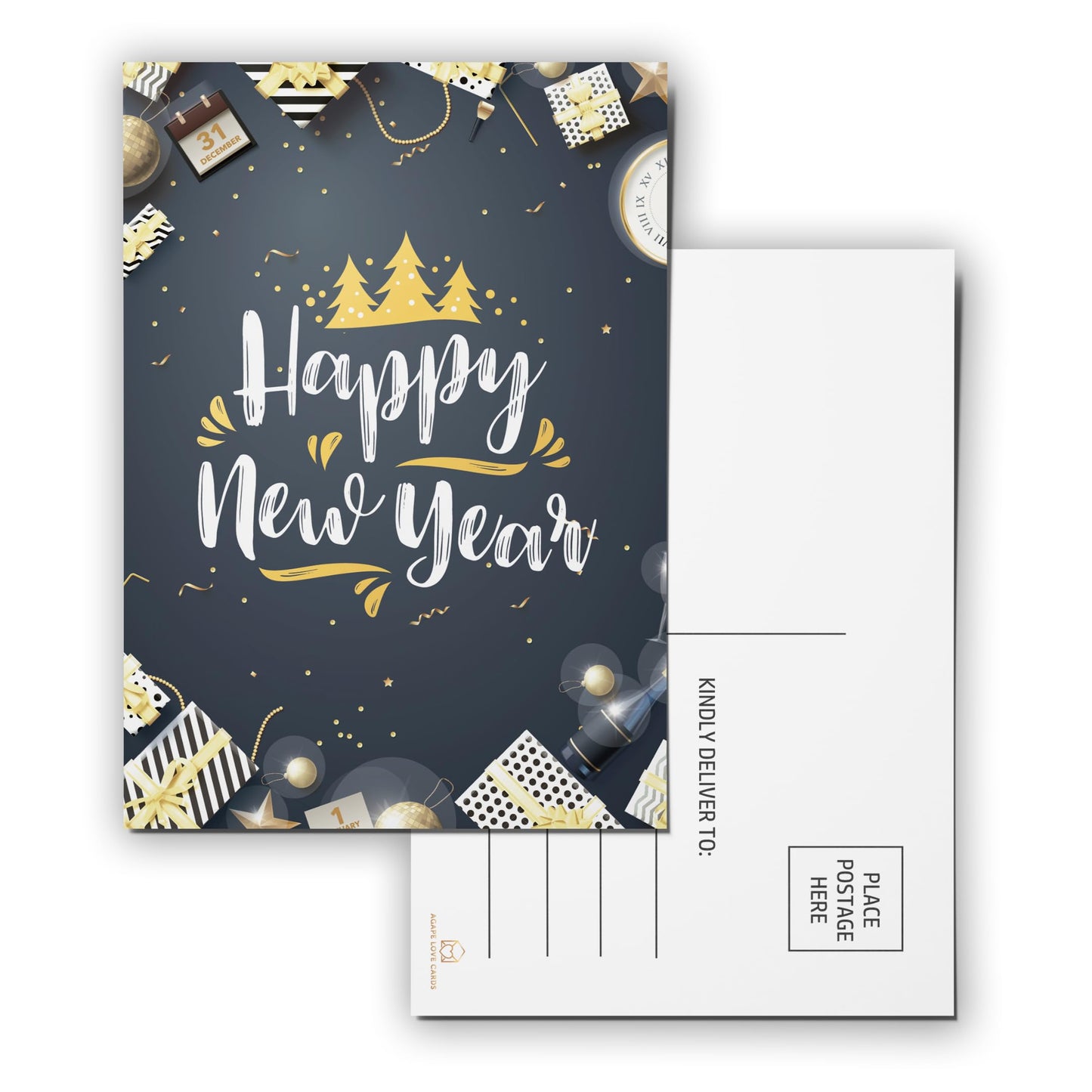 Happy New Year Postcards - Party
