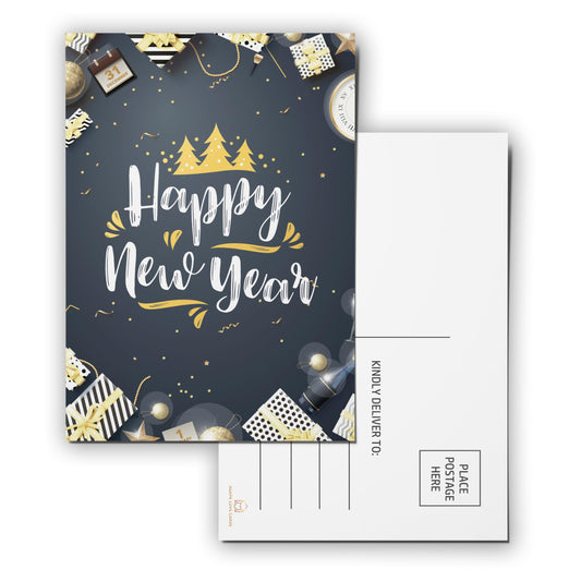 Happy New Year Postcards - Party
