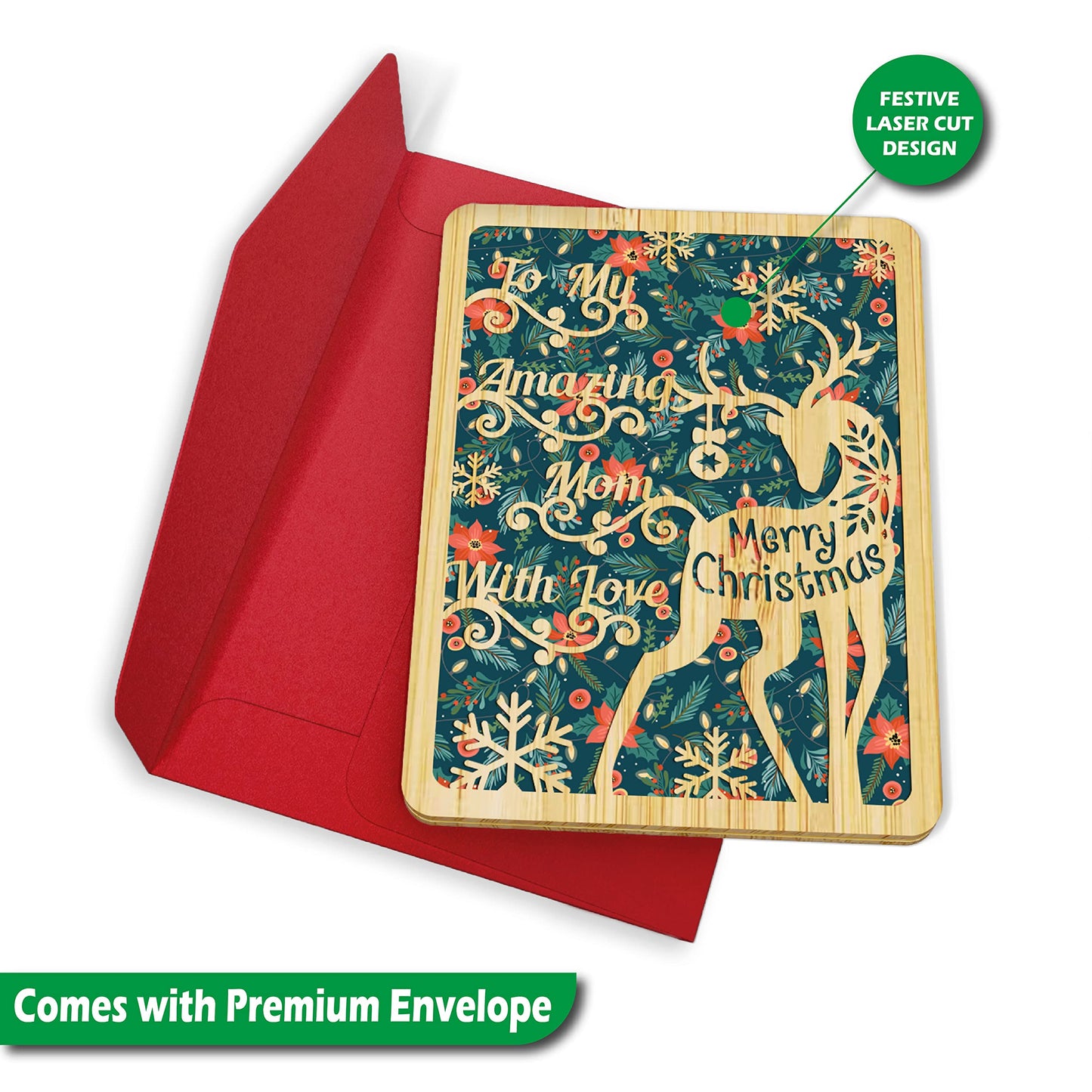 Merry Christmas Card For Mom