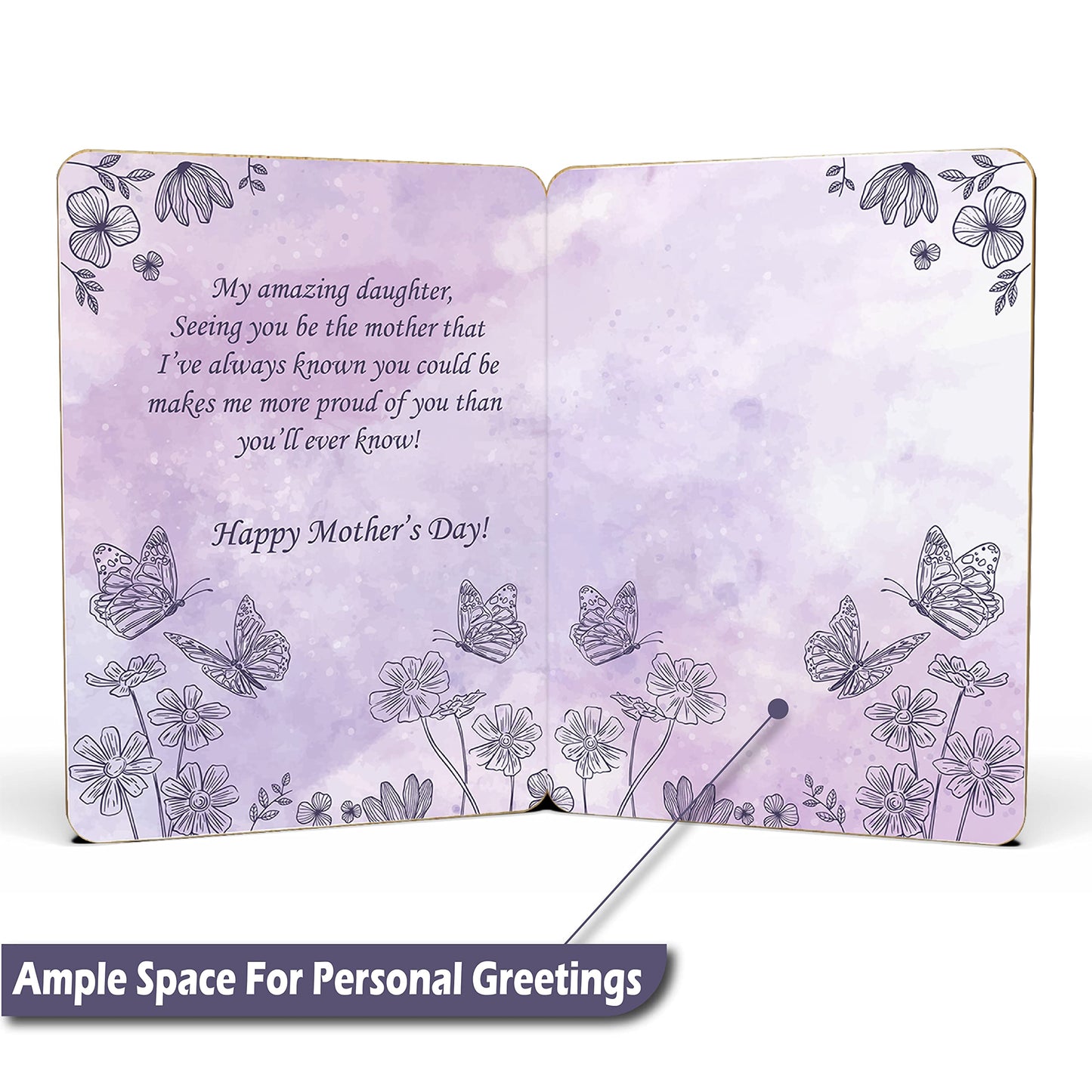 Mothers Day Card - Daughter (Hummingbird)