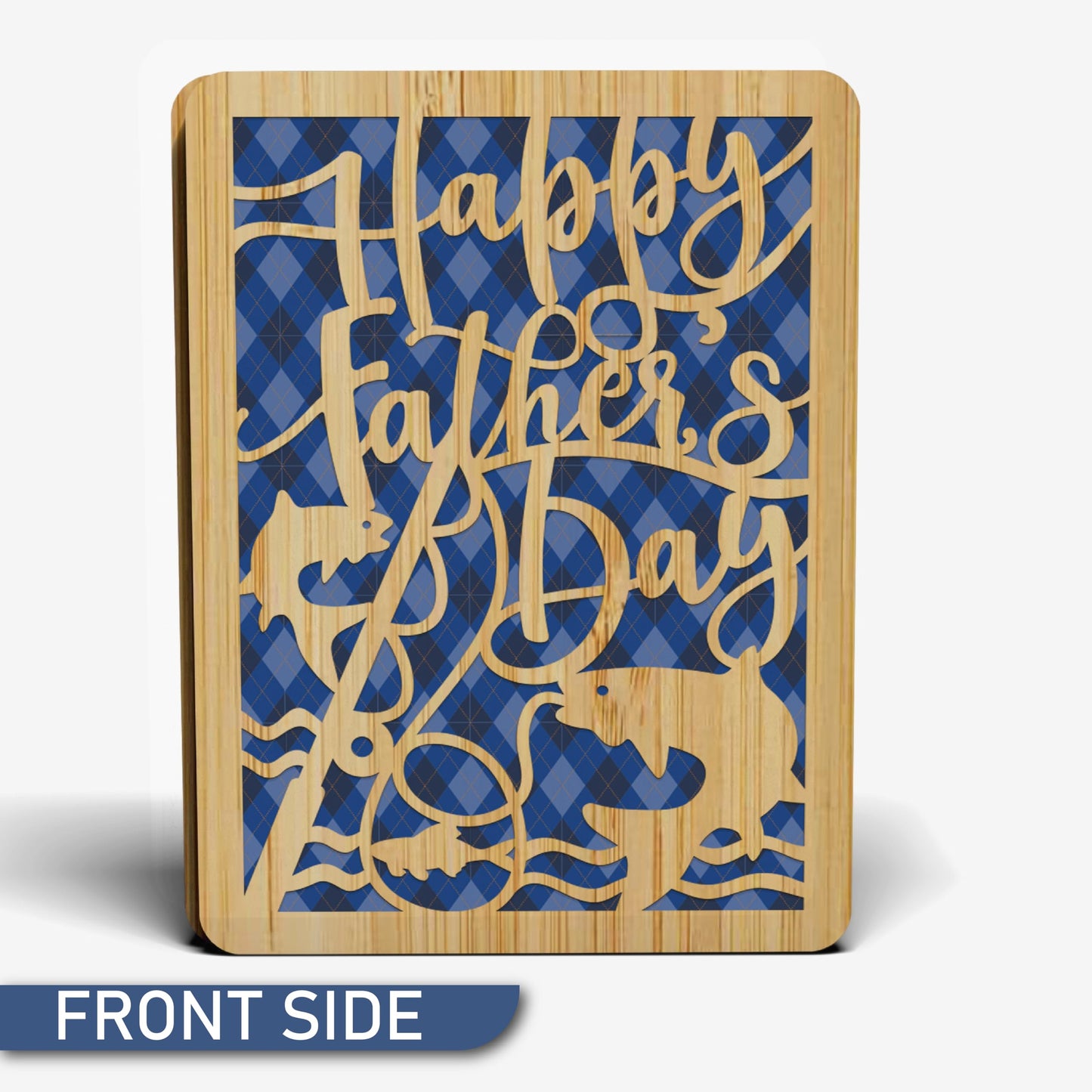 Happy Fathers Day Card - Fishing