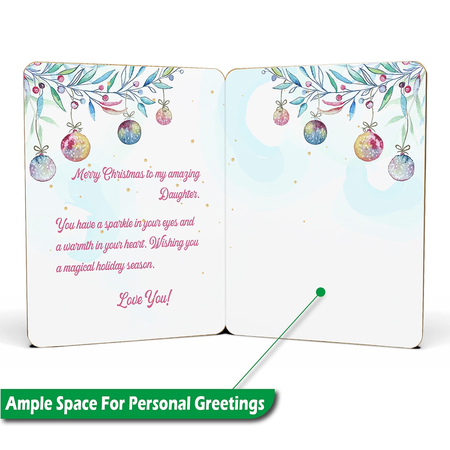 Merry Christmas Card for Daughter