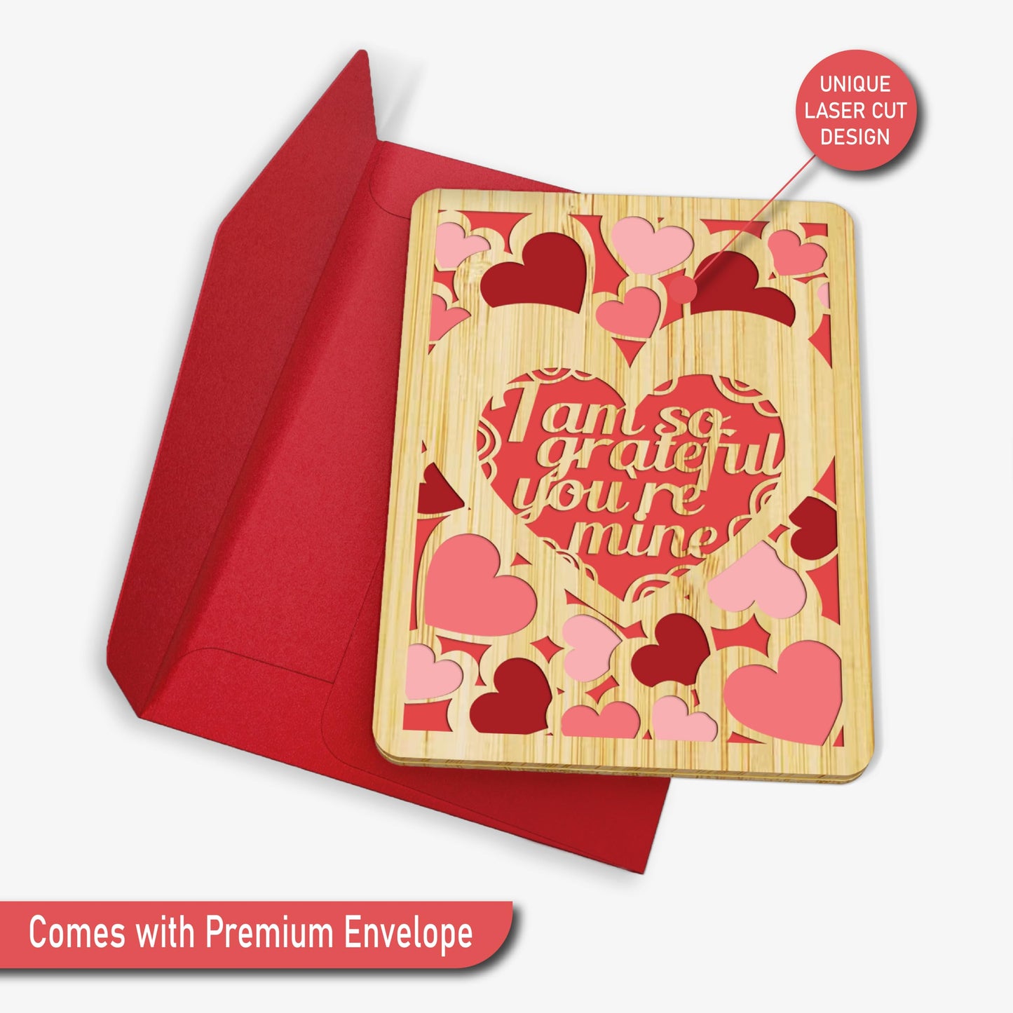 Happy Valentines Day Card - Hearts