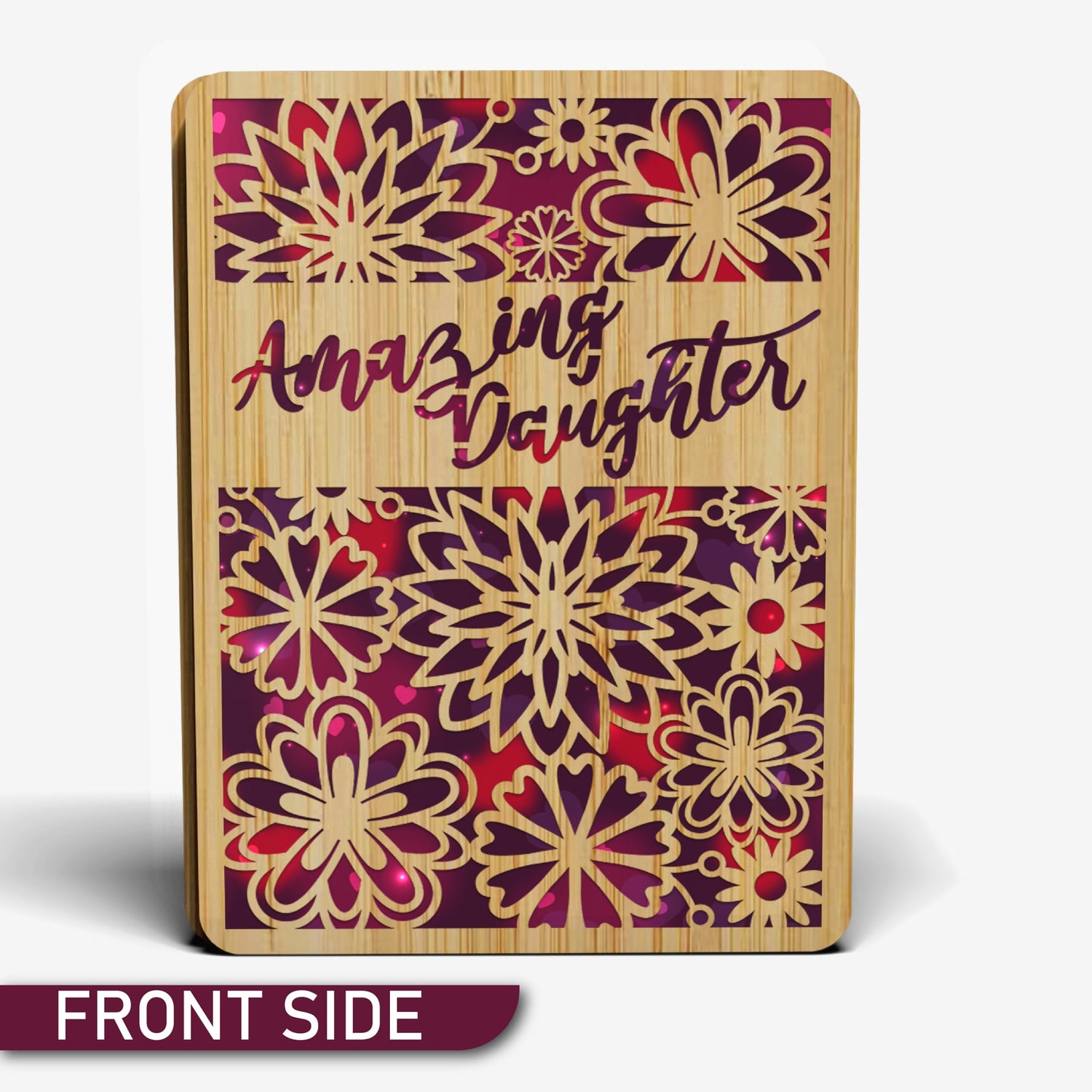 Valentines Day Card - Daughter (Floral)