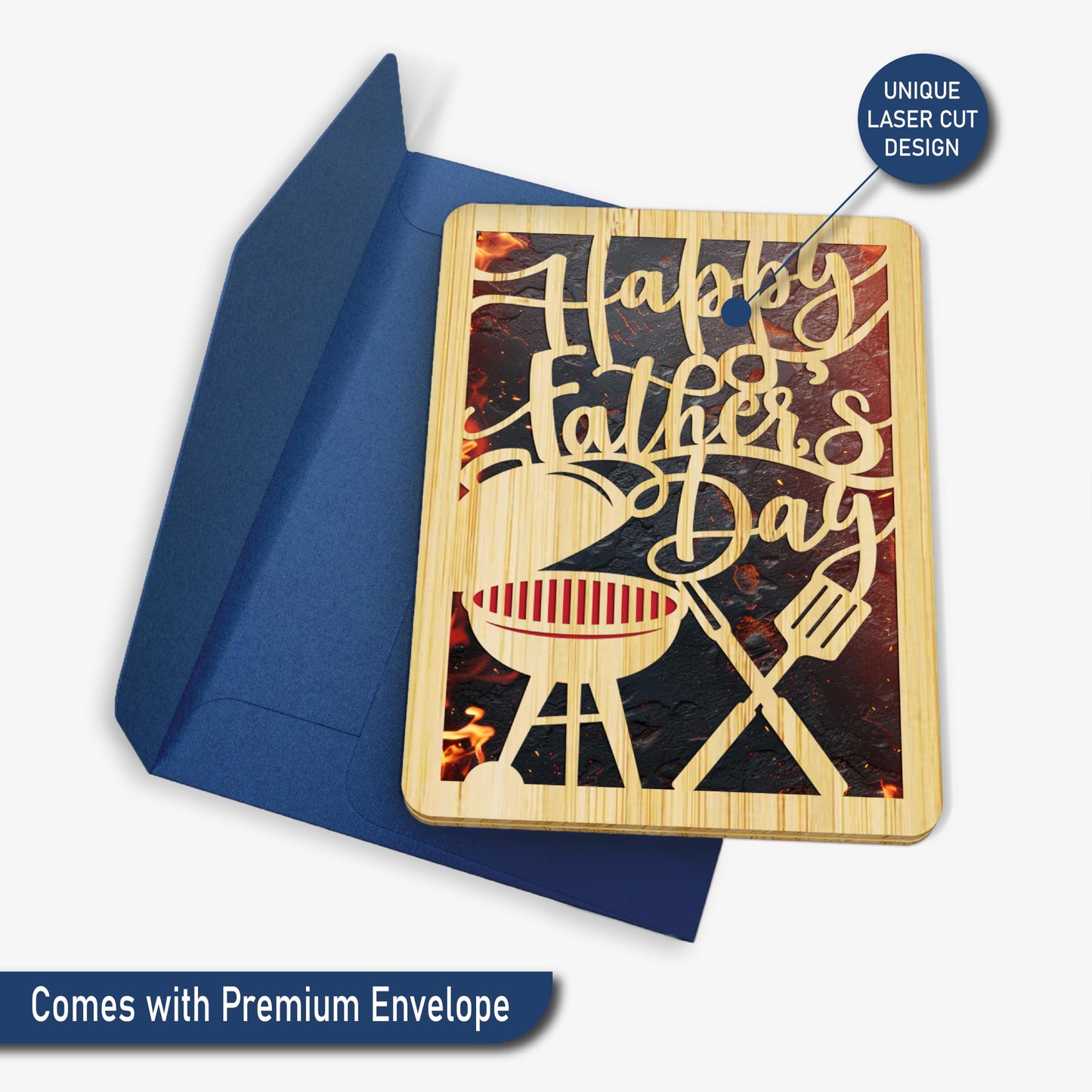 Happy Fathers Day Card - Grill