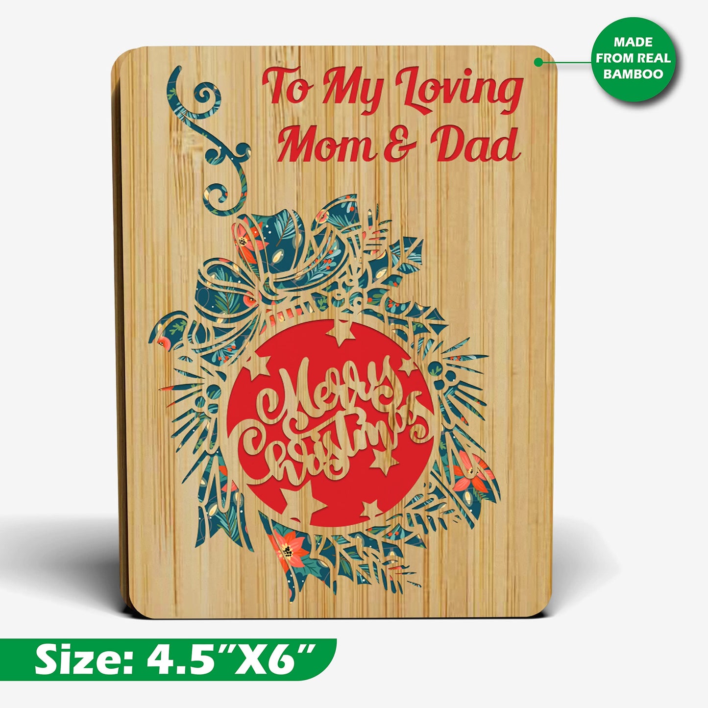 Merry Christmas Card For Parents