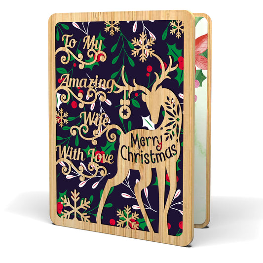 Merry Christmas Card For Wife