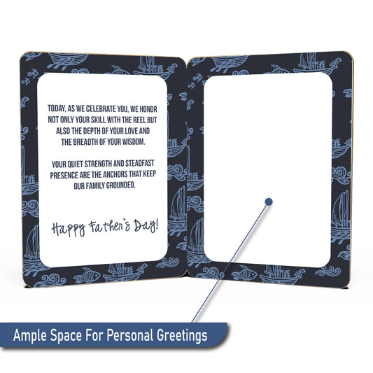 Happy Fathers Day Card - Fishing