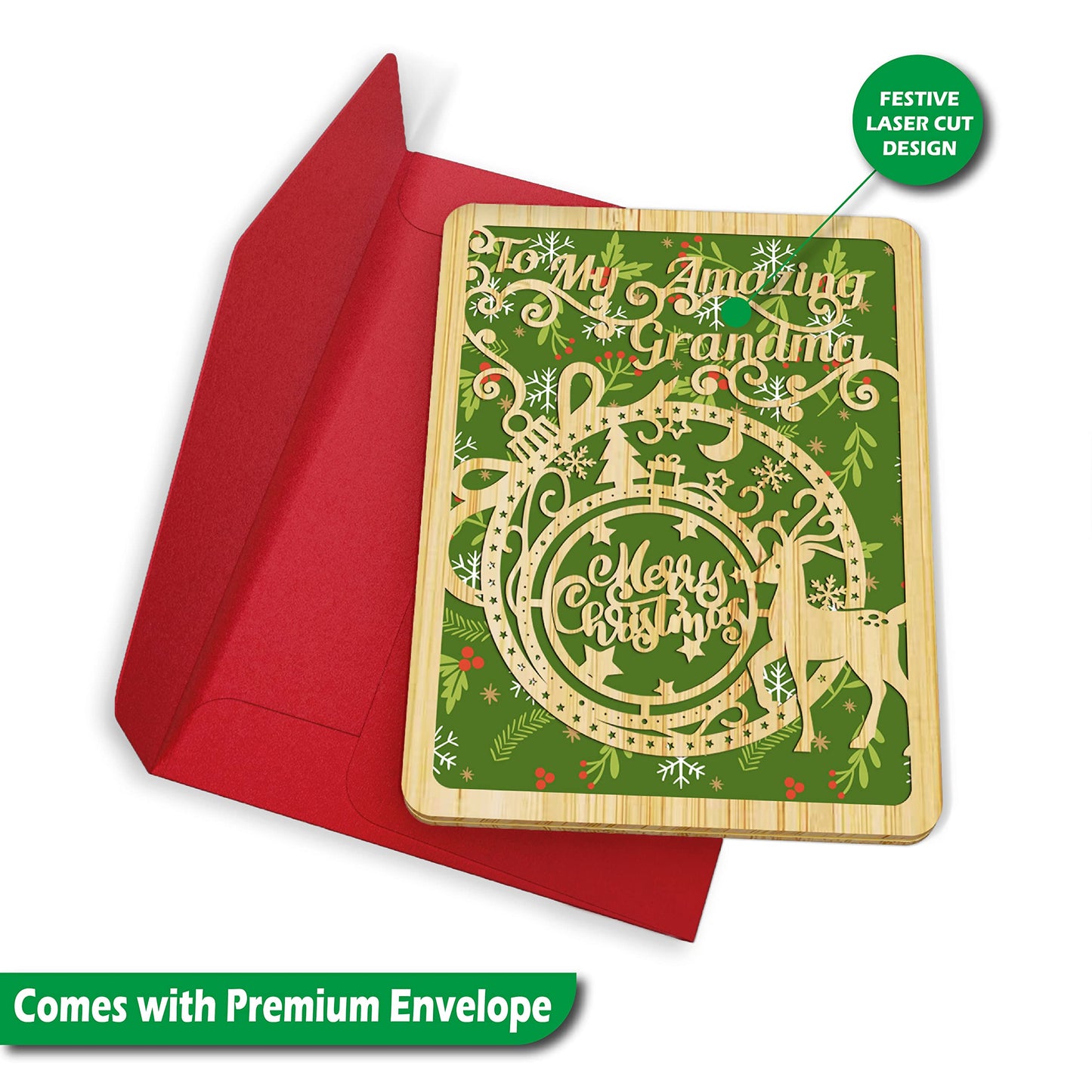 Merry Christmas Card For Grandma