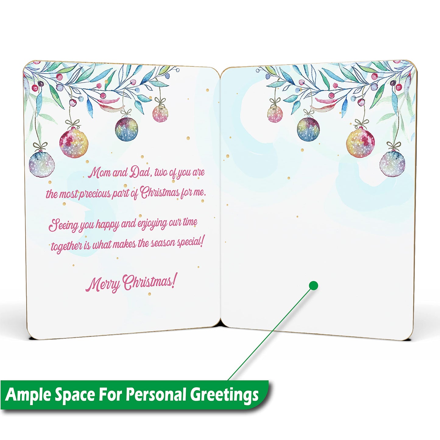 Merry Christmas Card For Parents