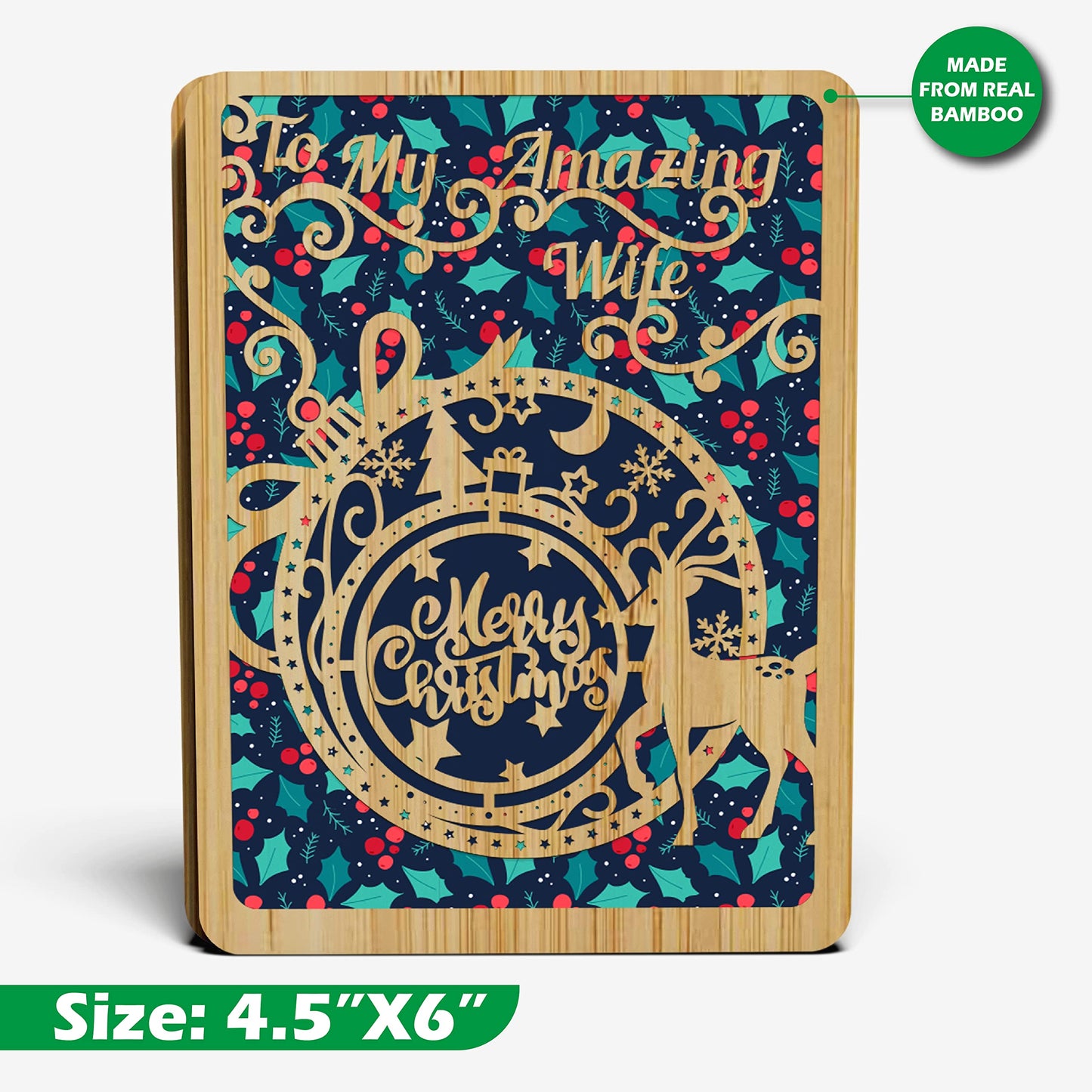 Merry Christmas Card For Wife