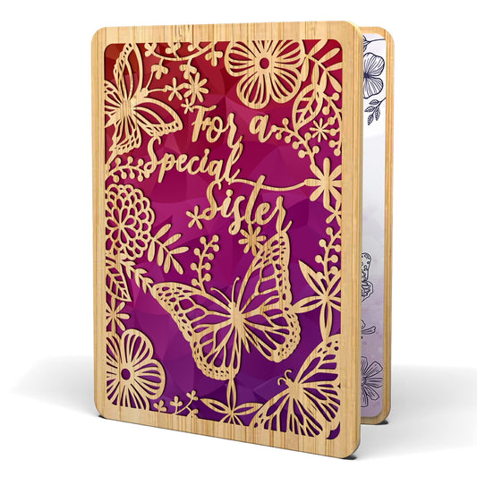 Mothers Day Card - Sister (Butterfly)