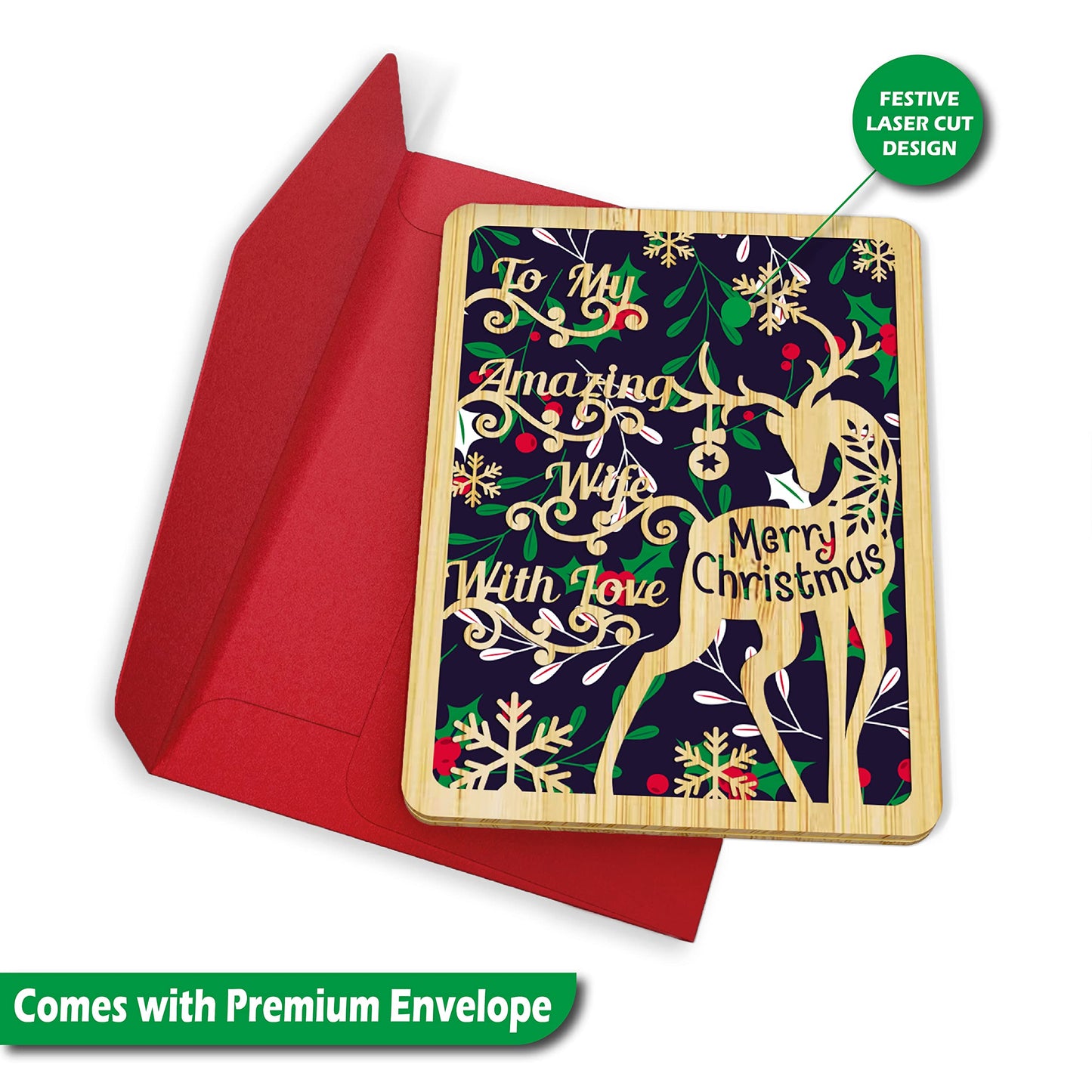 Merry Christmas Card For Wife