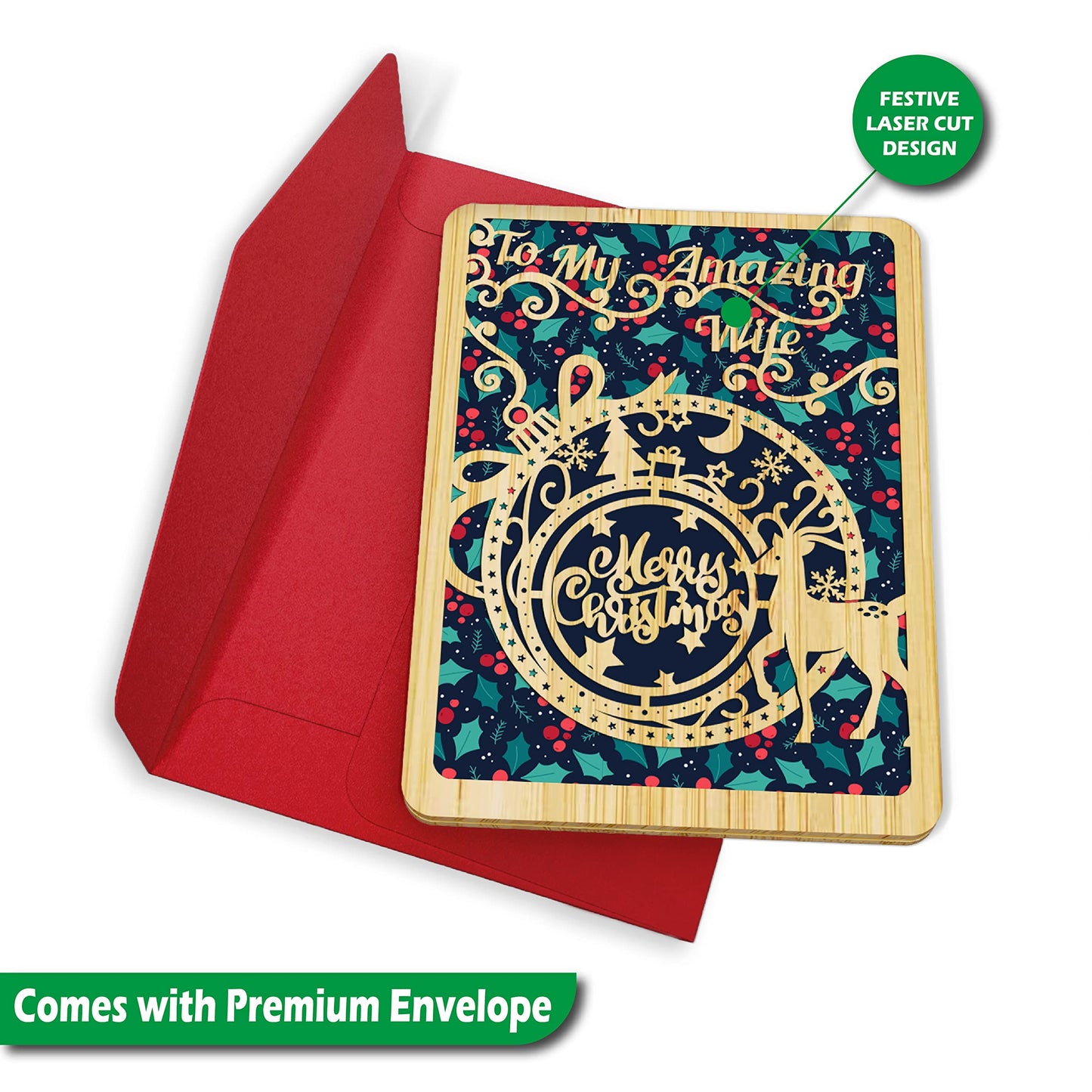 Merry Christmas Card For Wife