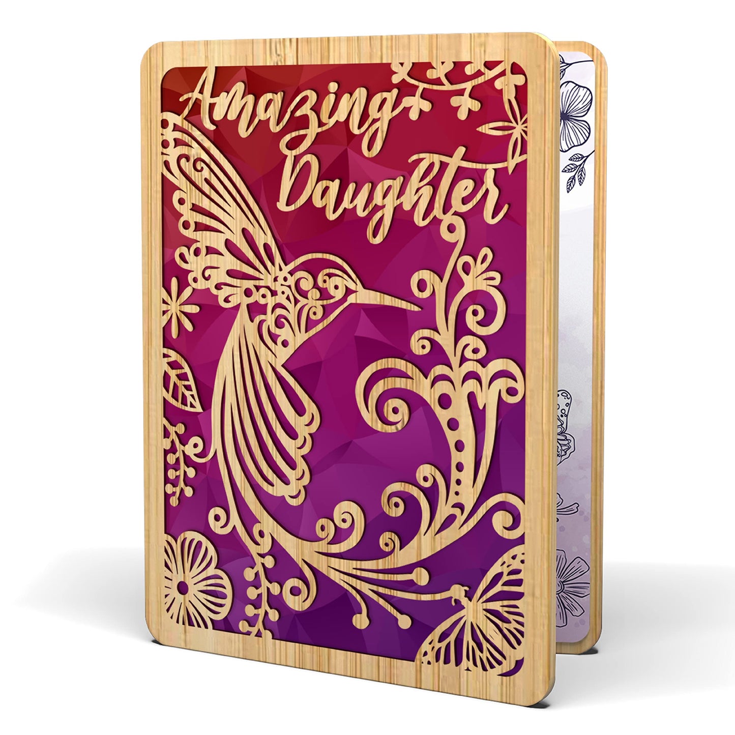 Mothers Day Card - Daughter (Hummingbird)