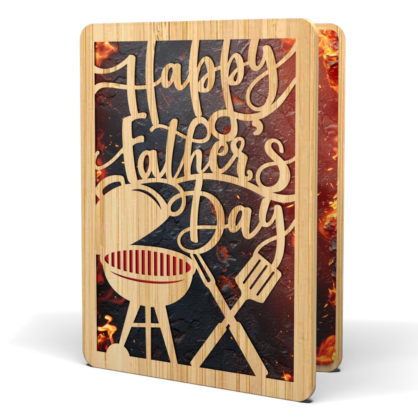 Happy Fathers Day Card - Grill