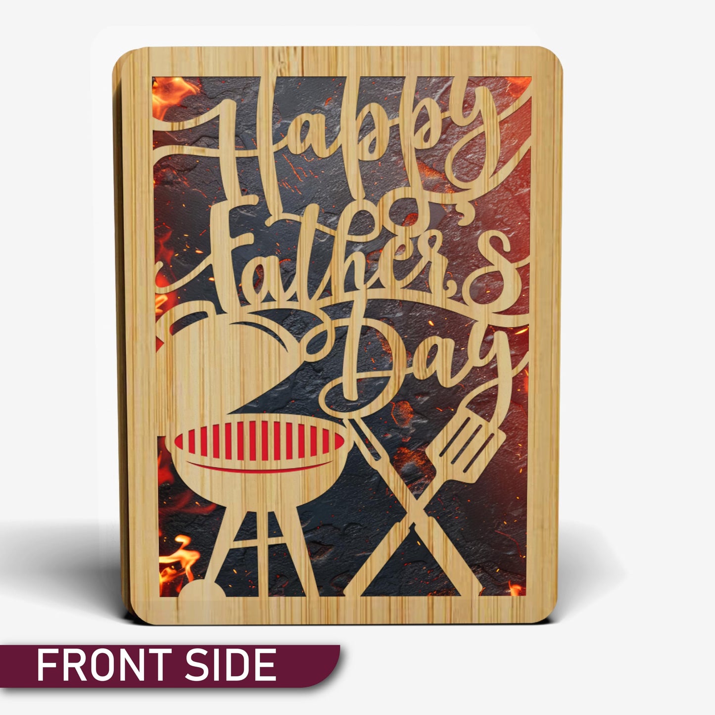 Happy Fathers Day Card - Grill