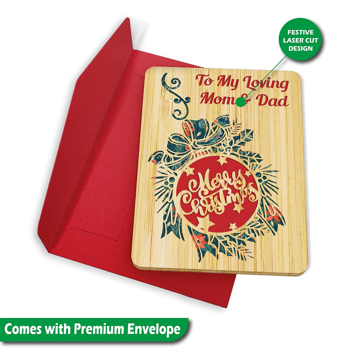 Merry Christmas Card For Parents