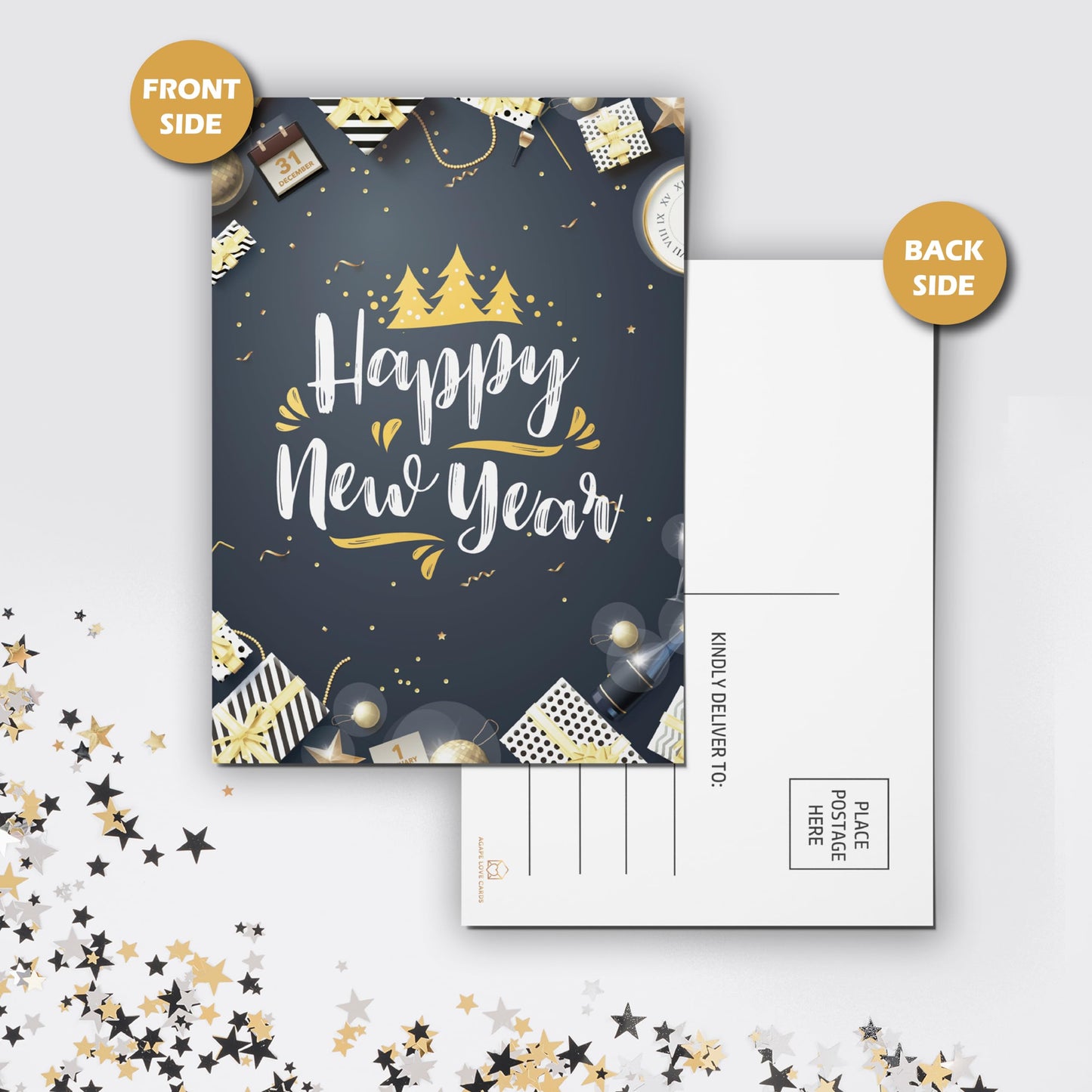 Happy New Year Postcards - Party
