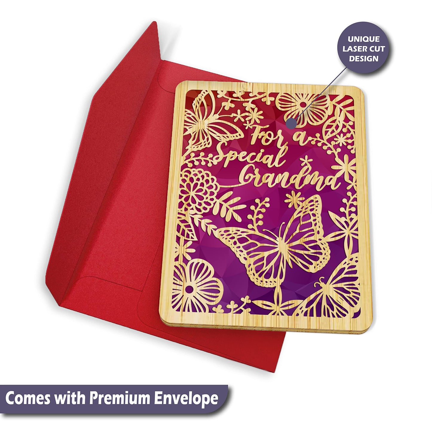 Mothers Day Card - Grandma (Butterfly)