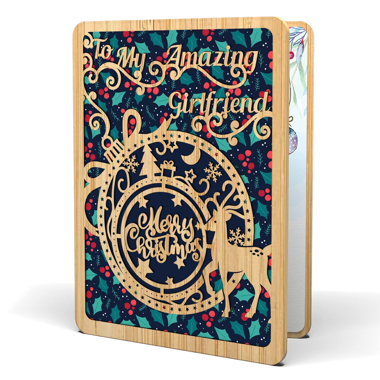 Merry Christmas Card For Girlfriend