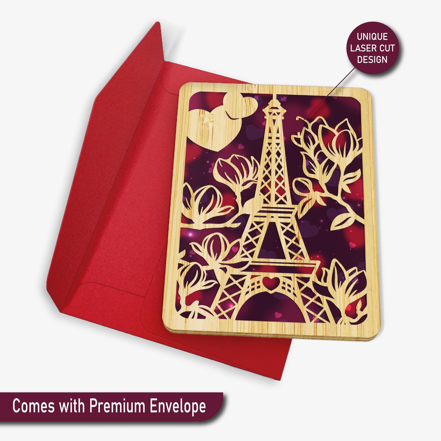 Valentines Day Card - Eiffel Tower