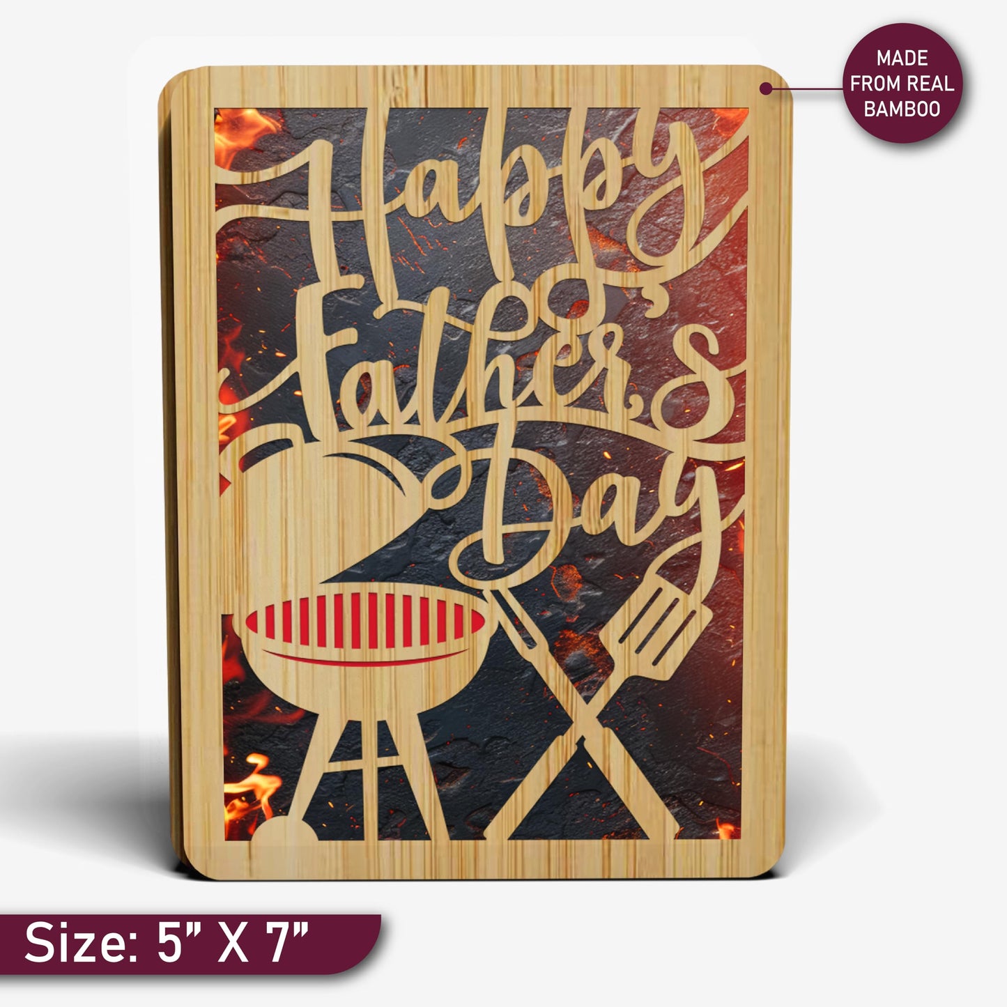 Happy Fathers Day Card - Grill