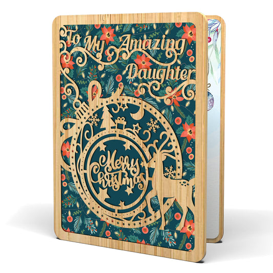 Merry Christmas Card for Daughter