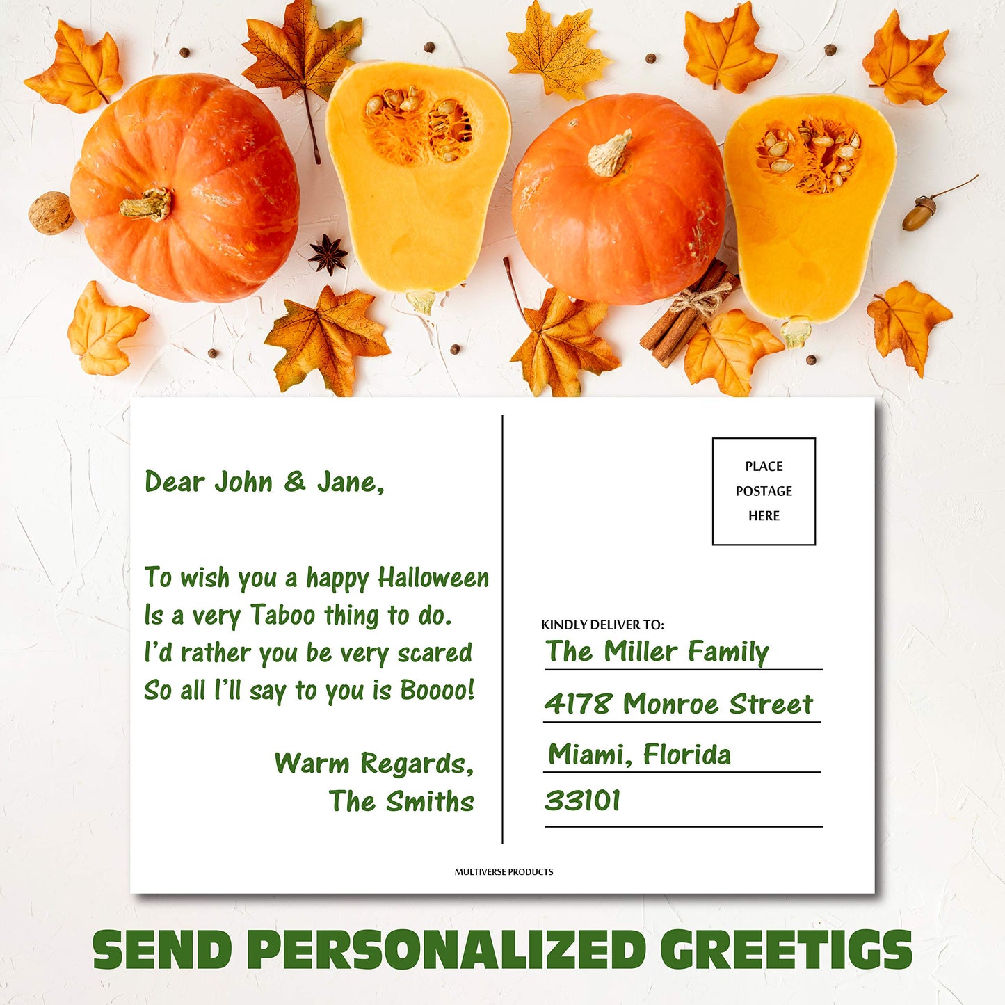 Happy Halloween Postcards - (48 Pack) 4"X6"