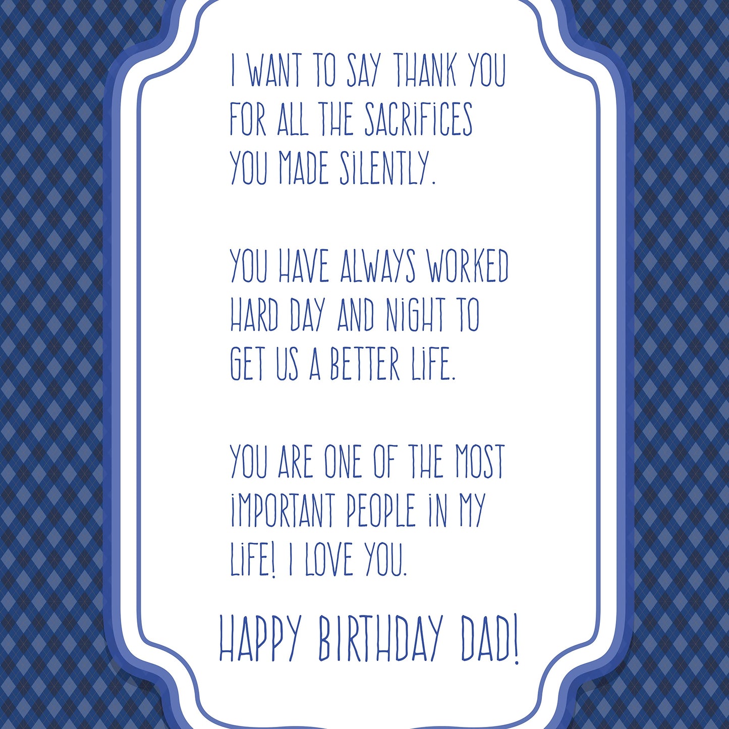 Dad Birthday Card