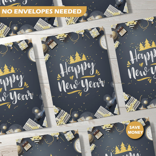 Happy New Year Postcards - Party