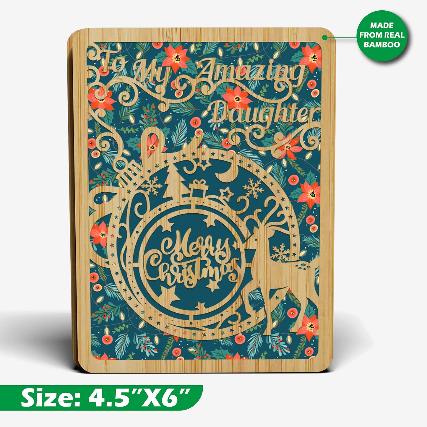 Merry Christmas Card for Daughter