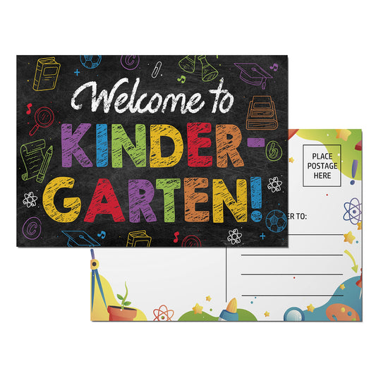 Kindergarten Postcards ( Back to School ) - 50 Pack 4"X6"